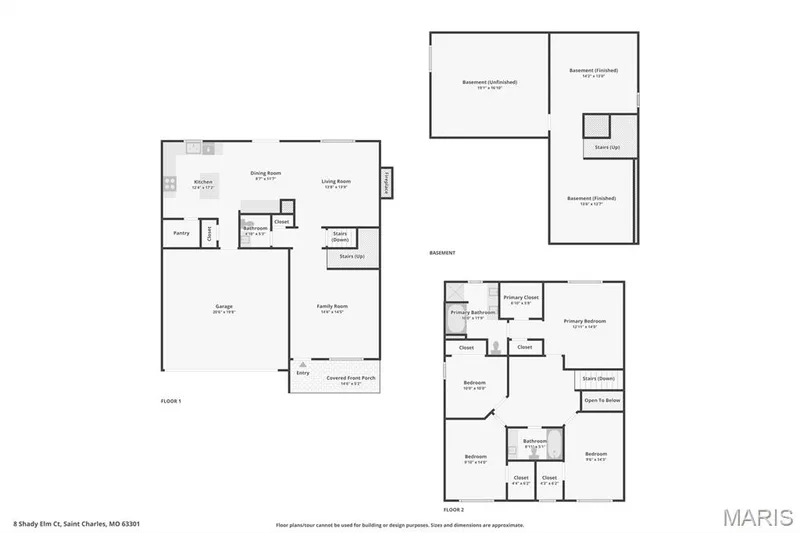 Floor plan — 8 Shady Elm Court, St Charles, MO 63301