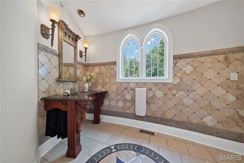 Powder room located next to the chapel — 7 Hillside Court, Wentzville, MO 63385