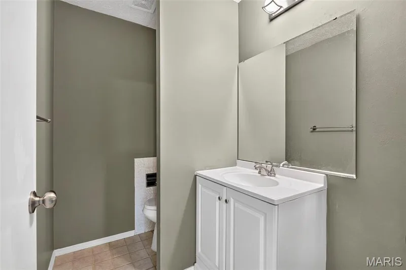 Primary's half bath — 1511 Hampton Hall Drive #18, Chesterfield, MO 63017