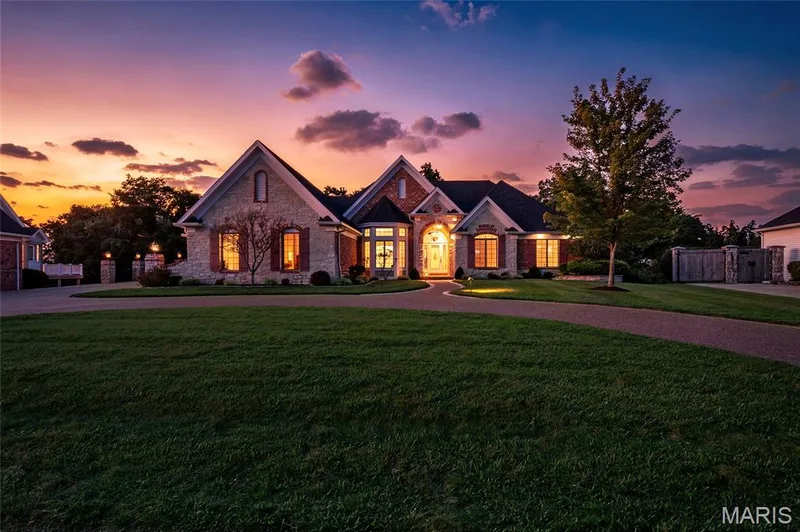 As the sun begins to set, this remarkable home offers a warm and inviting welcome that makes coming home the best part of your day. — 4030 Austin Drive, St Charles, MO 63304
