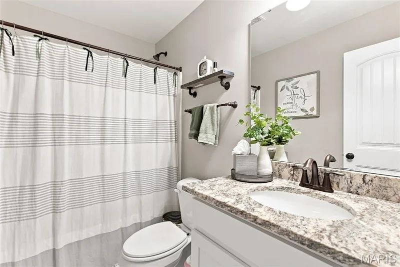 Main floor Full bath with upgrade Sink / faucet — 130 Pomodora Circle, Wentzville, MO 63385