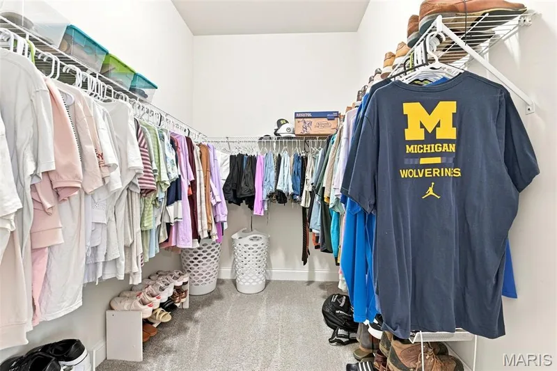 Huge primary closet ... plenty of room for His & Hers — 130 Pomodora Circle, Wentzville, MO 63385