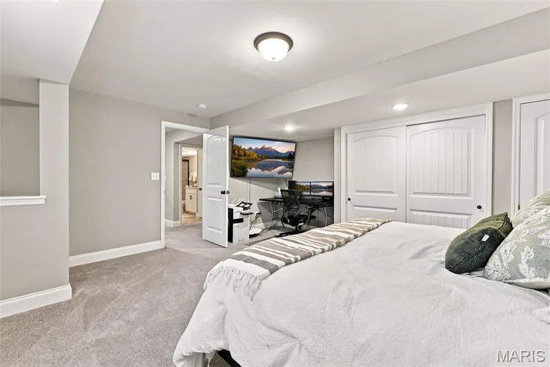 4th bedroom with office space...In-law suite, sitting area — 130 Pomodora Circle, Wentzville, MO 63385