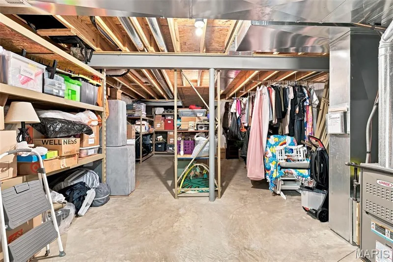 Plenty of Unfinished Storage space — 130 Pomodora Circle, Wentzville, MO 63385