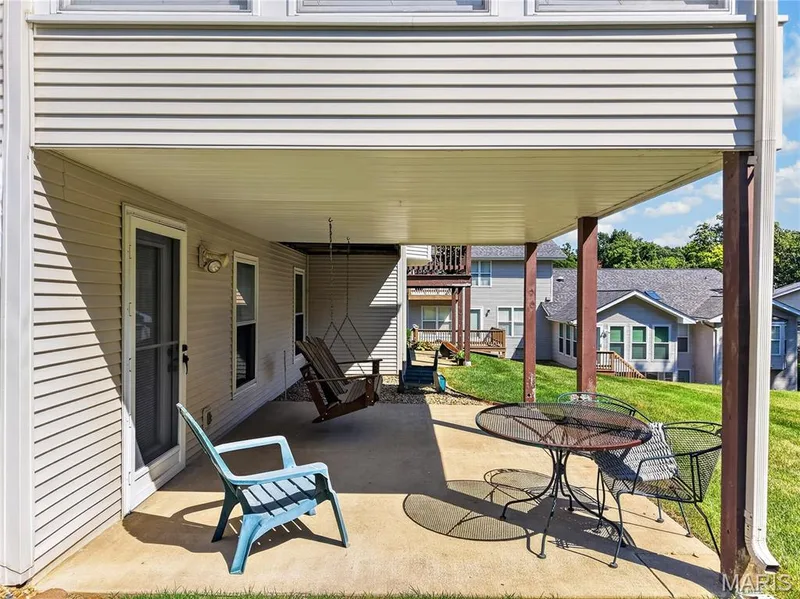 Covered patio — 912 Palmer Court #12, Lake St. Louis, MO 63367