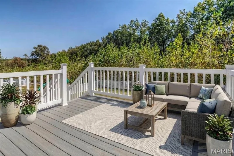 Virtually staged deck — 456 Dusty Brook Drive, O'Fallon, MO 63366