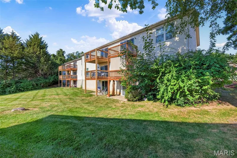 The Back of the Condo — 74 Sugar Glen Court #6, St Peters, MO 63376