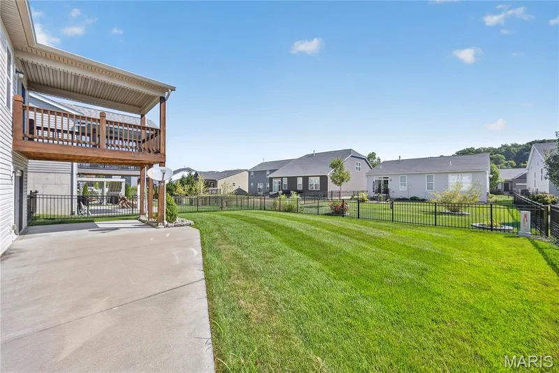 fantastic fenced in back yard — 619 Wilmer Meadow Drive, Wentzville, MO 63385