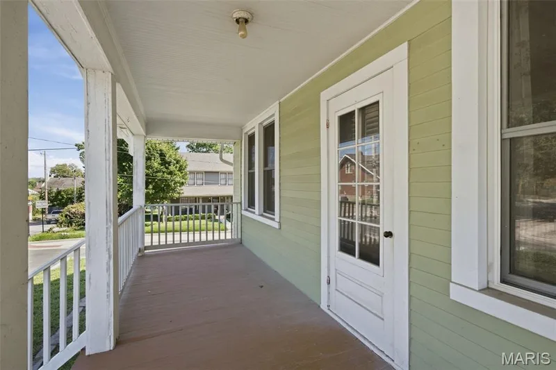 Enjoy the extra large and inviting front porch — 201 Perry Street, St Charles, MO 63301