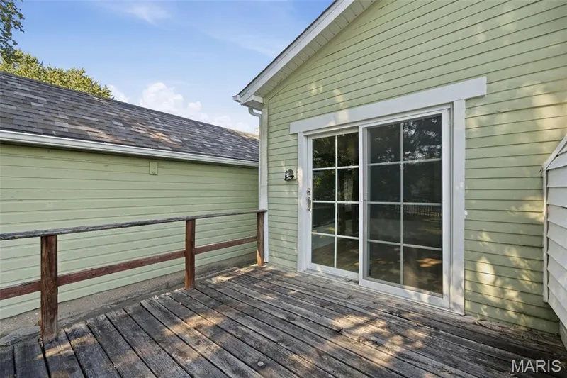 Deck off the back of the home gives space for entertaining this Fall! — 201 Perry Street, St Charles, MO 63301