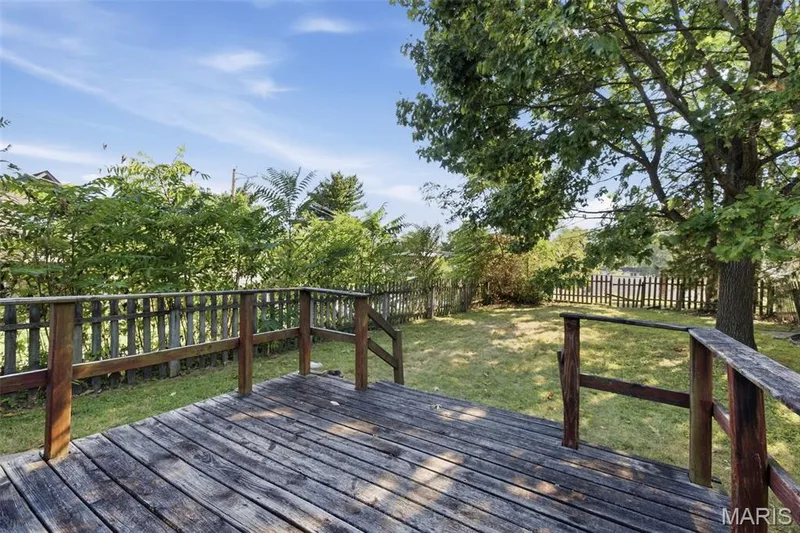 Deck off the back of the home gives space for entertaining this Fall! — 201 Perry Street, St Charles, MO 63301