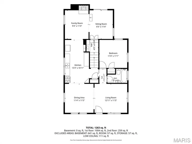 Main Floor - Floorplan — 201 Perry Street, St Charles, MO 63301
