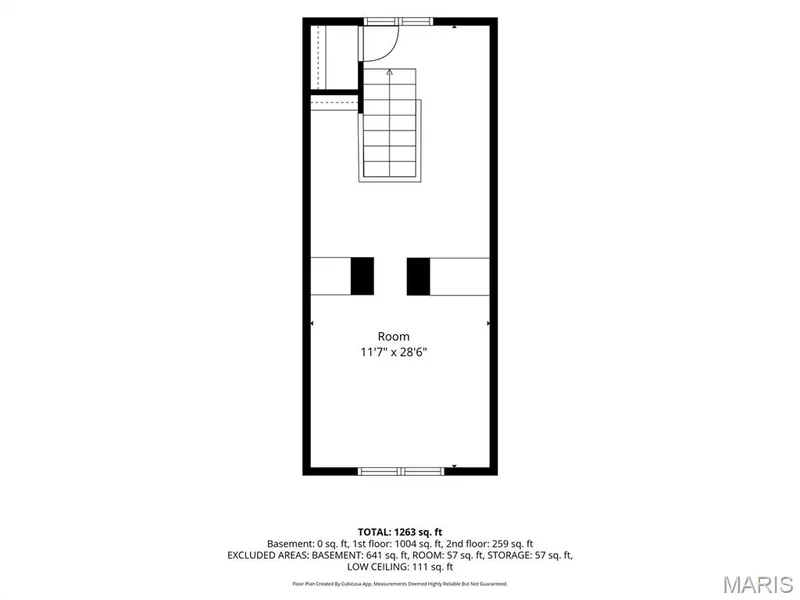 Second Floor - Floorplan — 201 Perry Street, St Charles, MO 63301