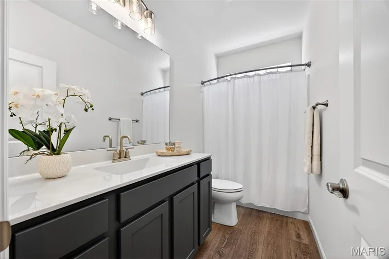 Hall Bathroom — 107 Quail Bluff Court, Wentzville, MO 63385