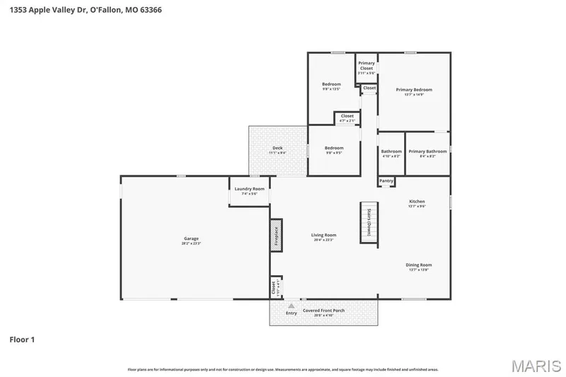 1353 Apple Valley Drive, O'Fallon, MO 63366 — listing photo 22 of 46
