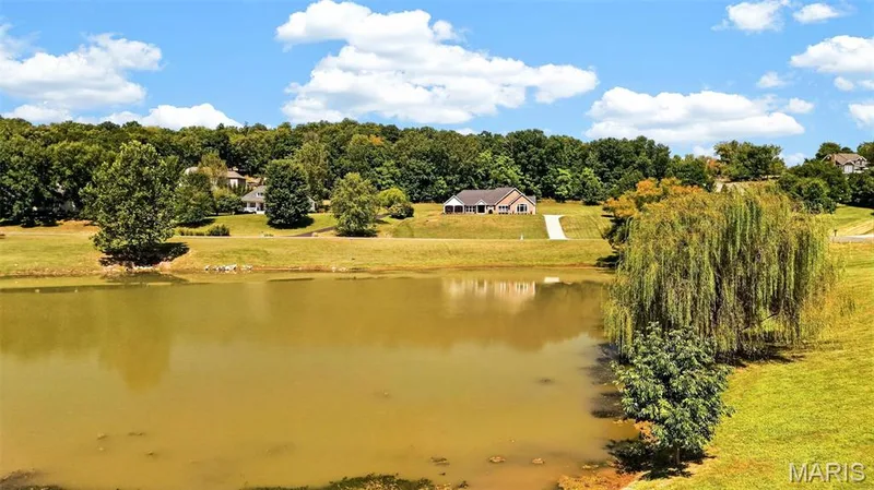 subdivision pond — 4425 Lookout Point Drive, Augusta, MO 63332