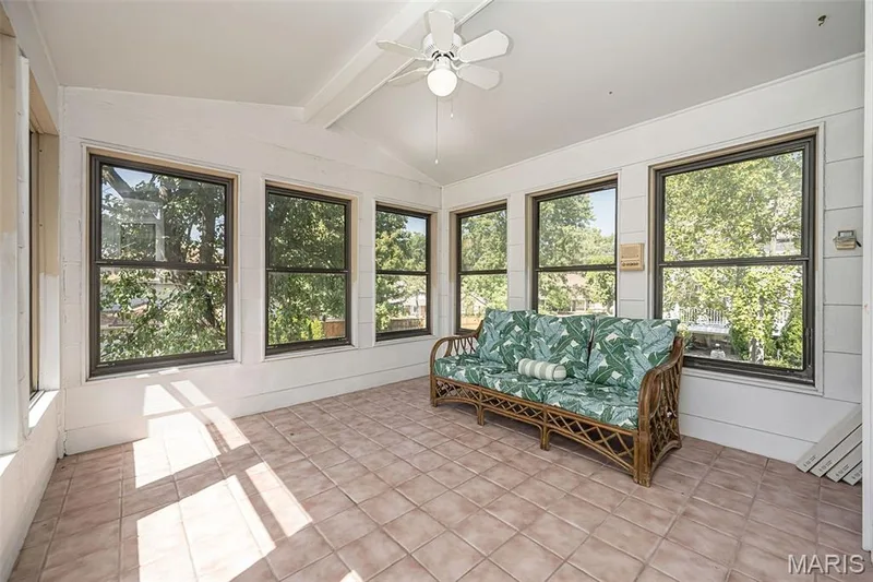 Screened in deck leads down to the pool — 440 Meramec Way, St Charles, MO 63303