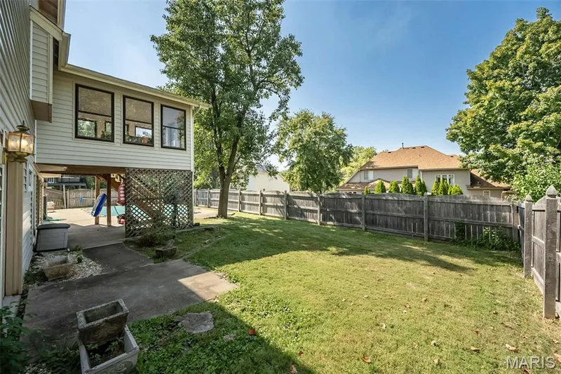 Privacy fenced in yard — 440 Meramec Way, St Charles, MO 63303
