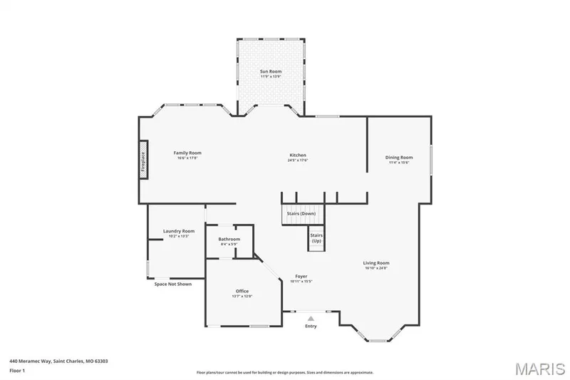 Main floor — 440 Meramec Way, St Charles, MO 63303