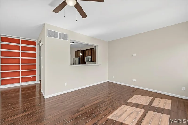 Living Room with Pass Through to the Kitchen — 1700 Coupru Court, St Peters, MO 63376