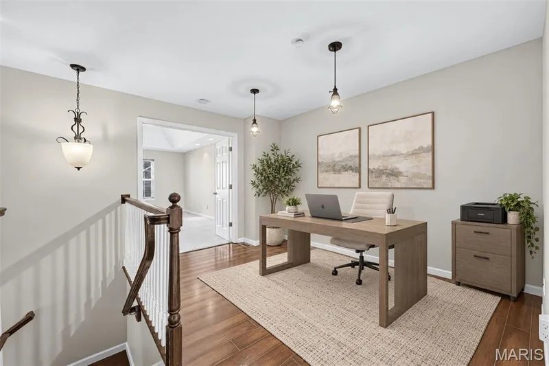 Virtually staged picture of the Loft — 1700 Coupru Court, St Peters, MO 63376