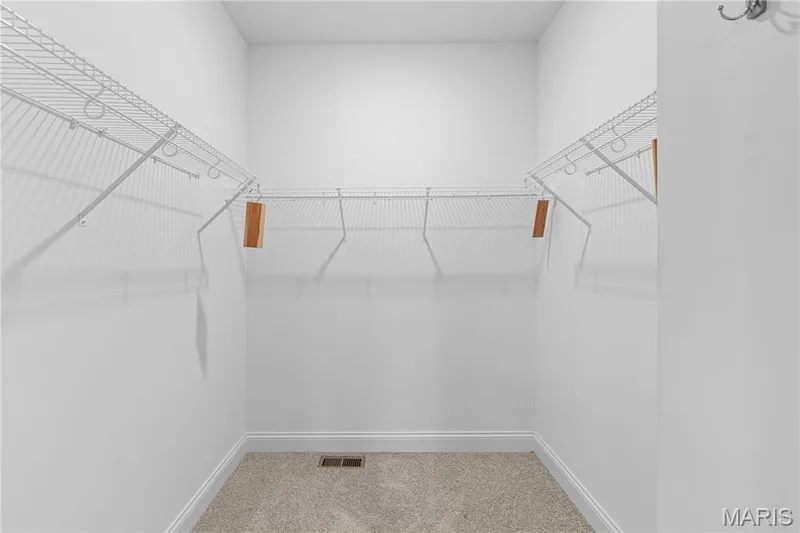 No, this is not a small bedroom. It is the size of one but is the primary walk-in closet. — 89 Alta Mira Court, Dardenne Prairie, MO 63368