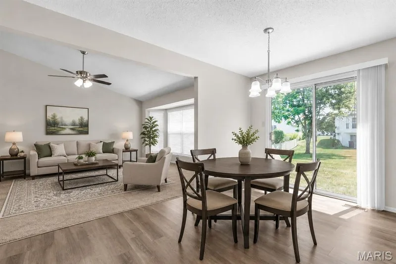 View 2 of breakfast room virtually staged — 882 Sara Beth Court, St Peters, MO 63376