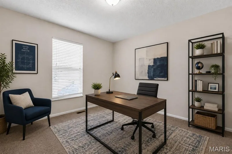 Bedroom 3 virtually staged — 882 Sara Beth Court, St Peters, MO 63376