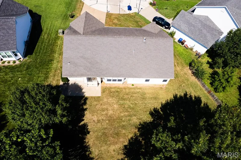 Rear Aerial view — 882 Sara Beth Court, St Peters, MO 63376