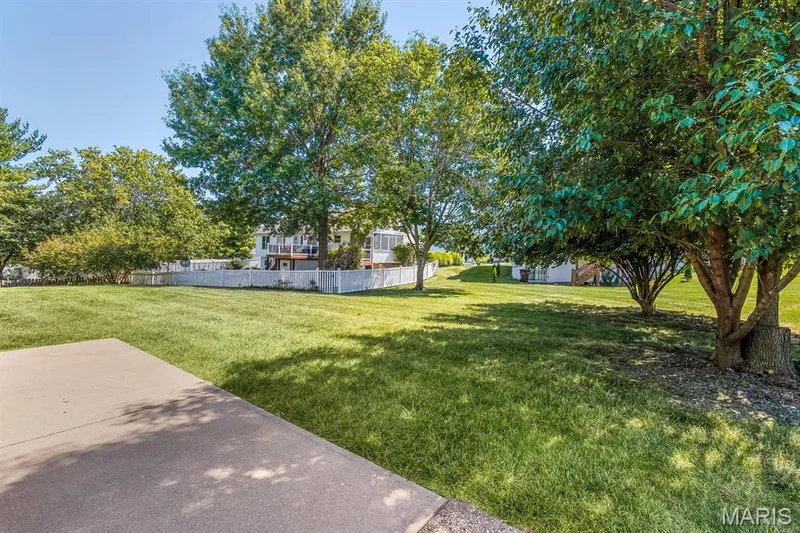 View of back yard from the patio — 882 Sara Beth Court, St Peters, MO 63376