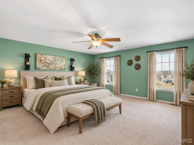 Virtually staged — 305 Valley Bluff Drive, Wentzville, MO 63385