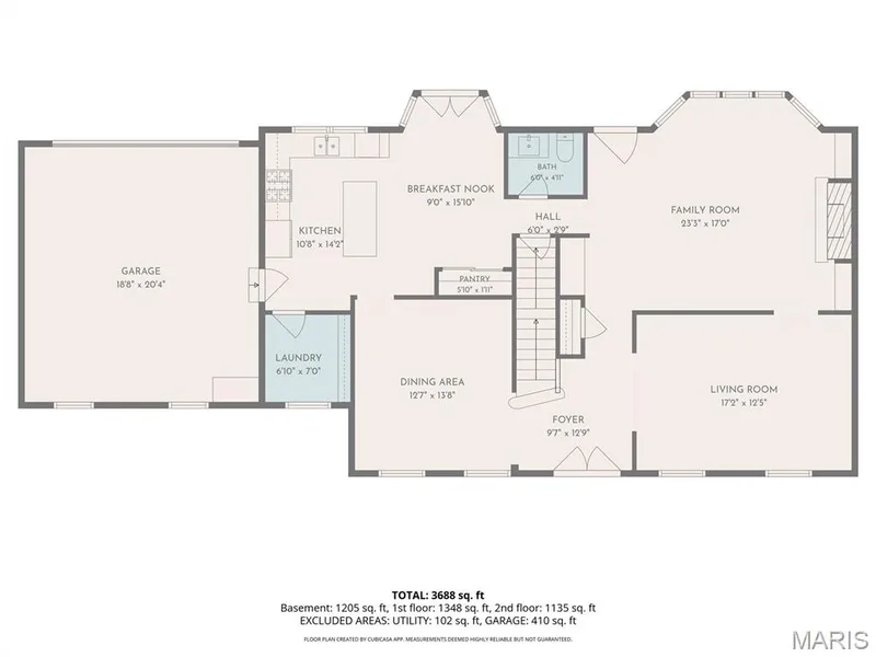 Main Level — 1917 Dovercliff Court, Chesterfield, MO 63017