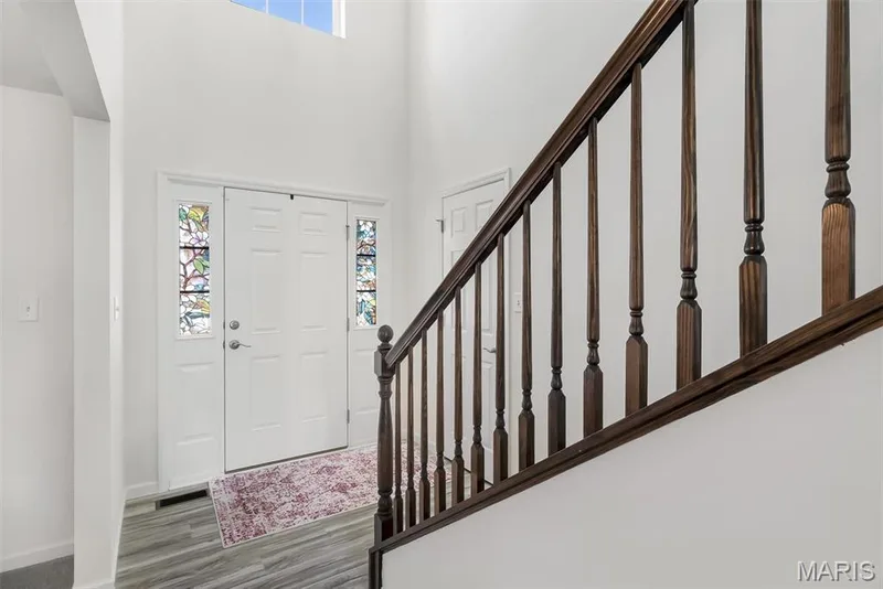 Double entry doors with decorative sidelights — 337 White Orchid Court, Wentzville, MO 63385
