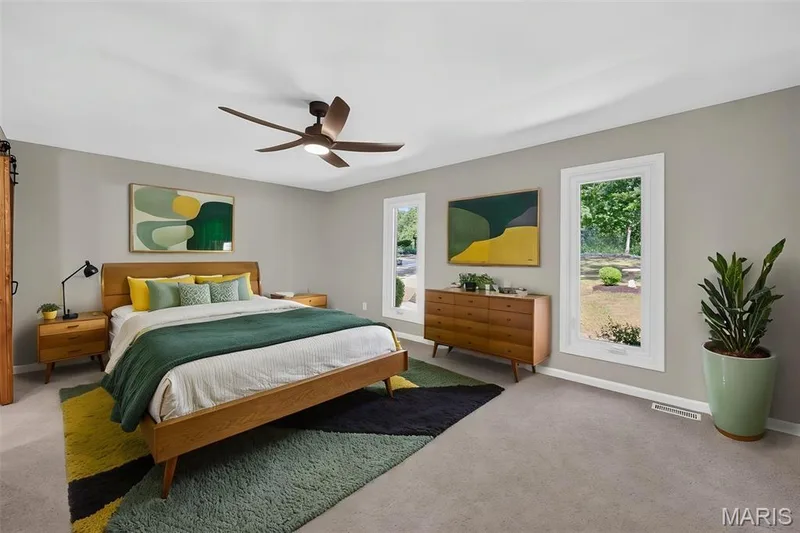 Photos are virtually stagedUpper level, just off kitchen and great room — 19 Greenview Drive, Defiance, MO 63341