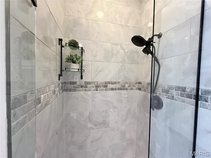 Primary bathroom shower. — 4412 Augusta Shores Drive, Augusta, MO 63332