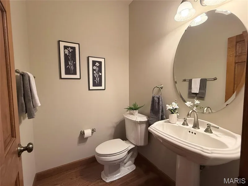 Main level half bath. — 4412 Augusta Shores Drive, Augusta, MO 63332