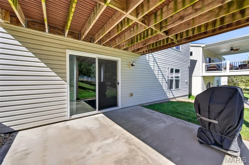 Walkout patio — 1052 Silo Bend Drive, Wentzville, MO 63385