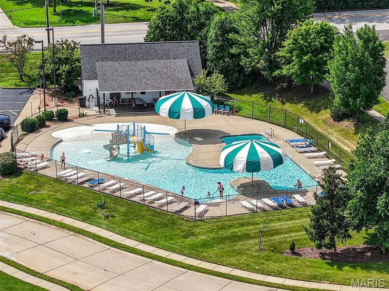 Subdivision features pool — 1052 Silo Bend Drive, Wentzville, MO 63385