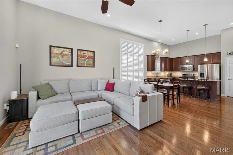 Great room — 1052 Silo Bend Drive, Wentzville, MO 63385