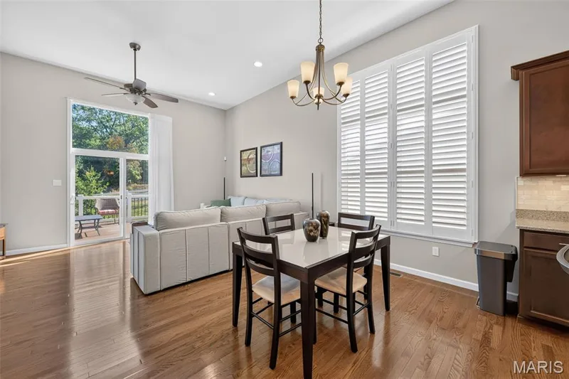 Dining area — 1052 Silo Bend Drive, Wentzville, MO 63385