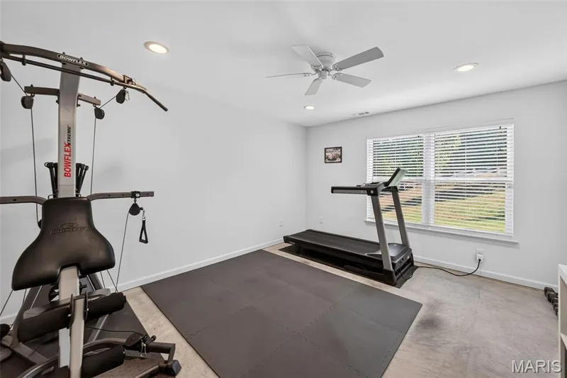 Bedroom in lower level — 1052 Silo Bend Drive, Wentzville, MO 63385