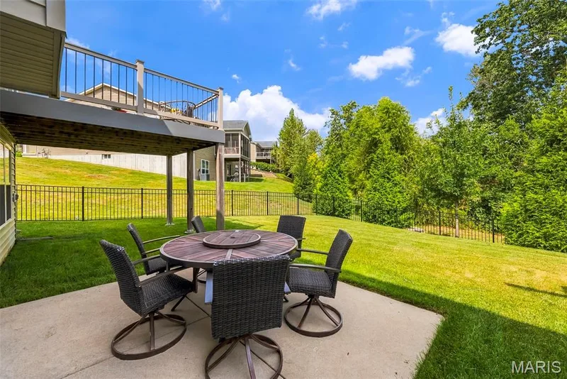 patio off of basement slider — 140 Oakleigh Park Lane, St Charles, MO 63303