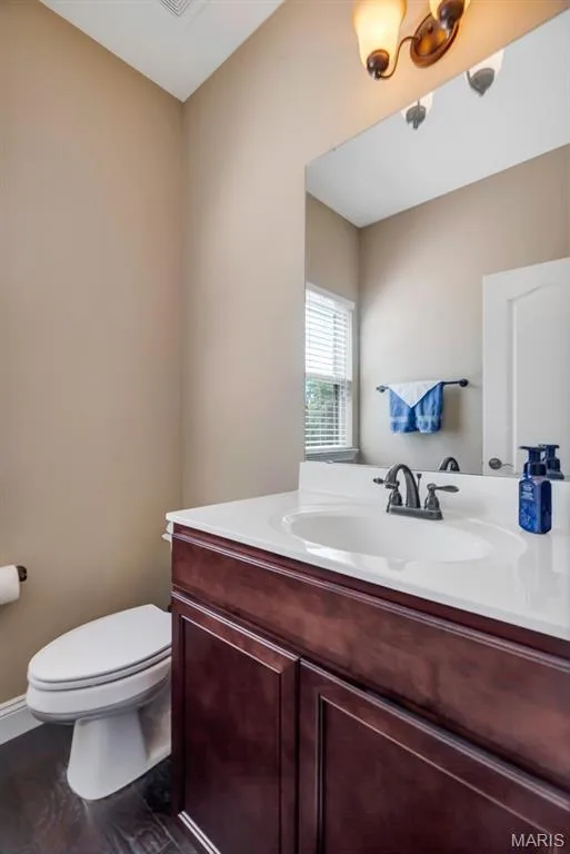 Main Level Half Bathroom — 221 Oakhurst Circle, O'Fallon, MO 63367