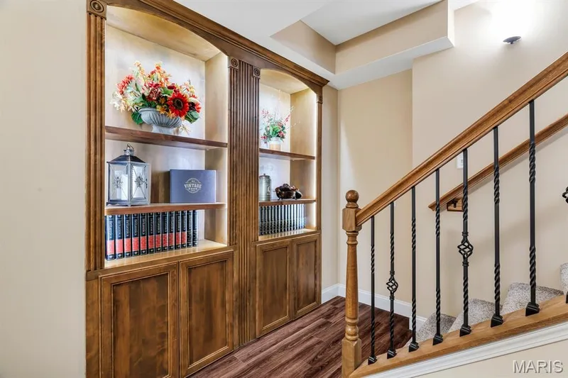 Lower Level Wood Built-Ins — 221 Oakhurst Circle, O'Fallon, MO 63367
