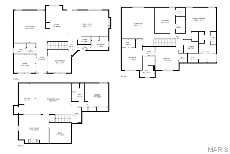 Full Floor Plan — 221 Oakhurst Circle, O'Fallon, MO 63367