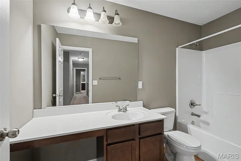 Hall bath. — 152 Carlton Point Drive, Wentzville, MO 63385