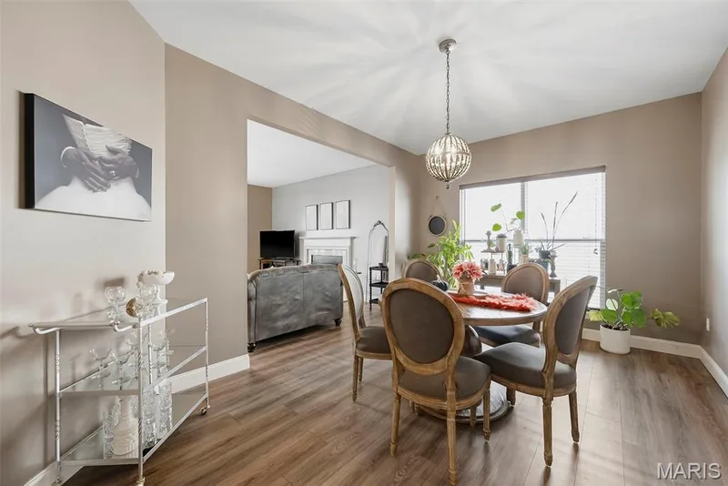 Dining room opens to living room or hall to kitchen — 513 Country Chase Drive, Lake St. Louis, MO 63367