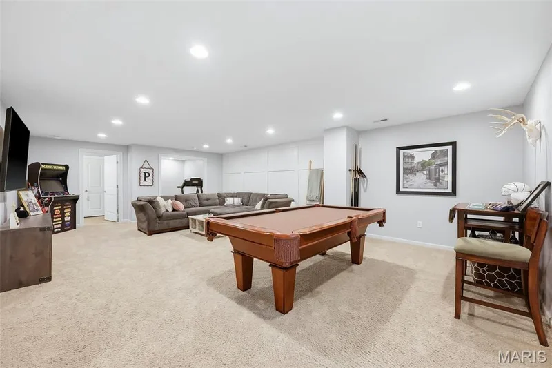 Lower level rec room — 513 Country Chase Drive, Lake St. Louis, MO 63367