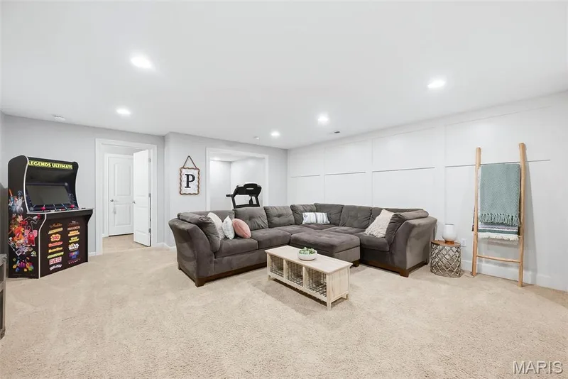 Lower level family room — 513 Country Chase Drive, Lake St. Louis, MO 63367