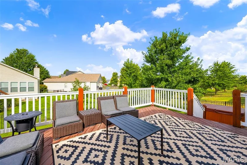 Expansive wood deck — 513 Country Chase Drive, Lake St. Louis, MO 63367